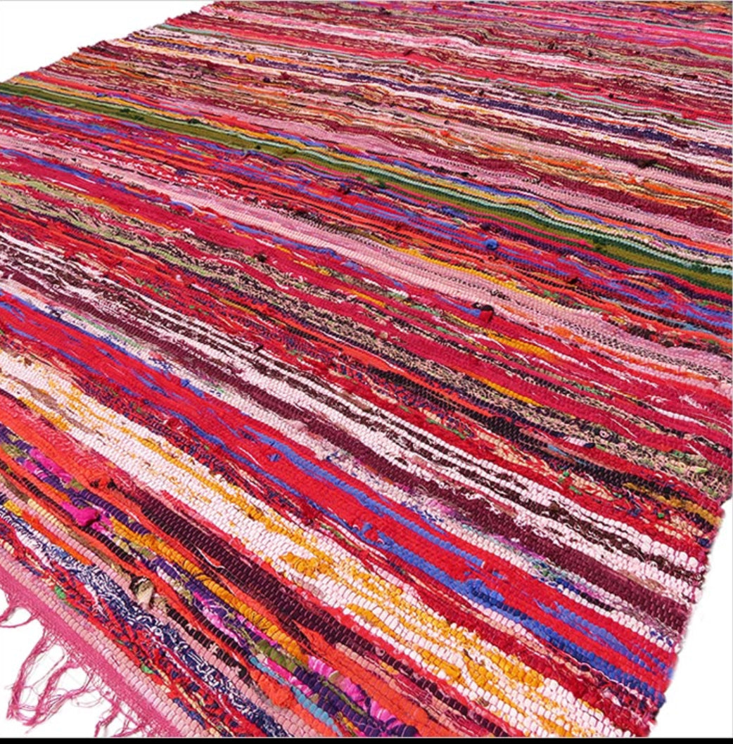 Recycled Cotton Indian Rag Rug