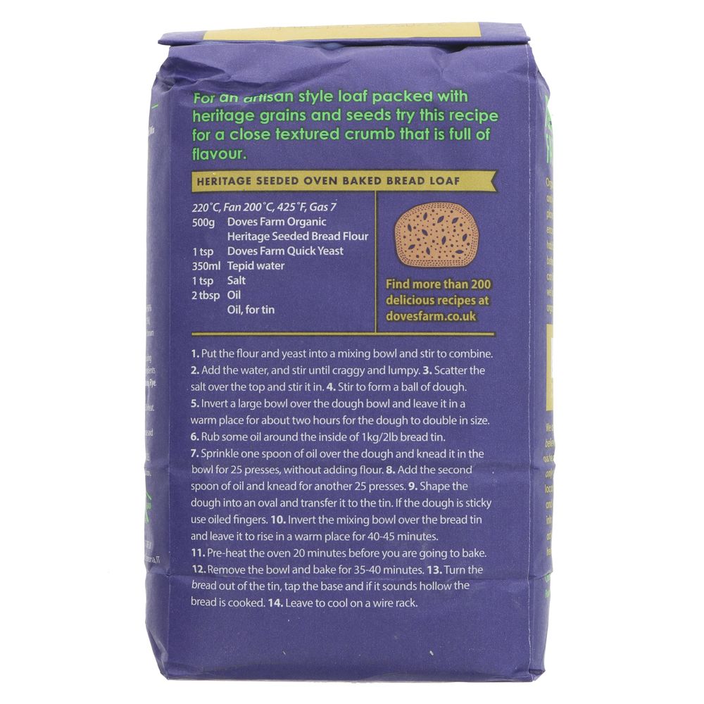 Doves Farm Heritage Seeded Bread Flour - 1Kg