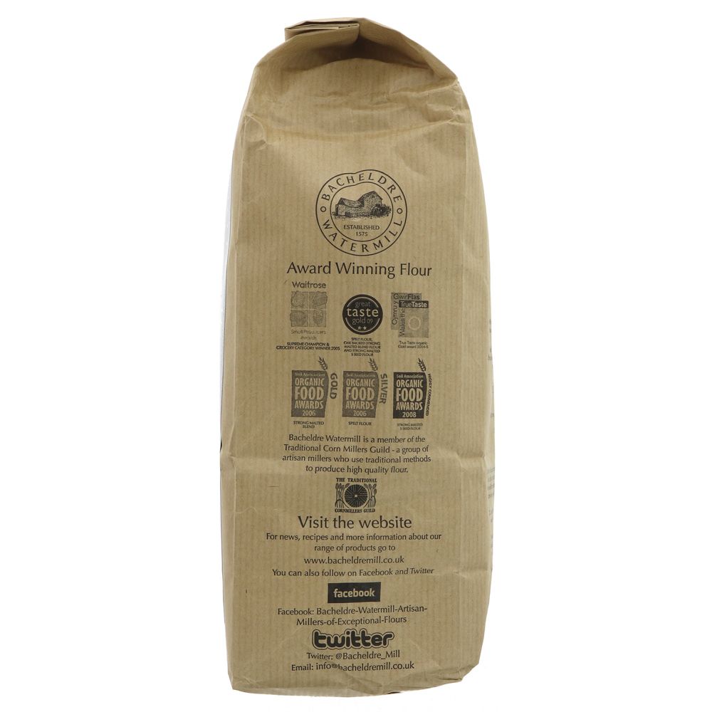 Organic Stoneground Strong White Flour - 1.5Kg