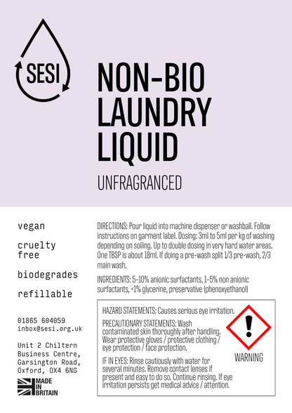 Non Bio Laundry Liquid SESI 5L