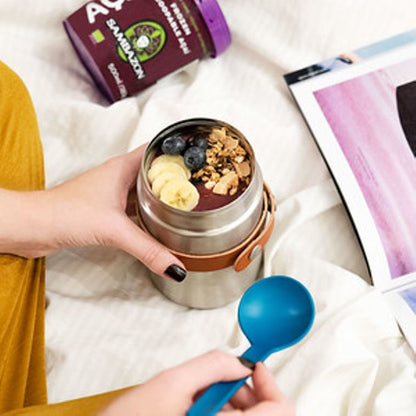 Insulated Leakproof Food Flask - Ocean