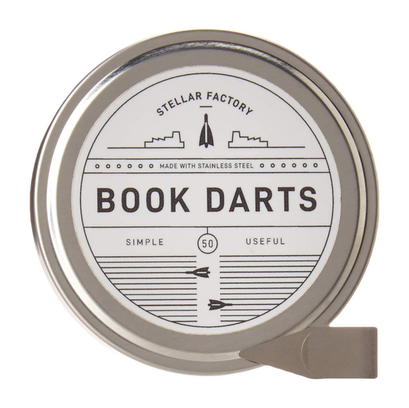 Book Darts - Stainless Steel Mini Bookmark Set