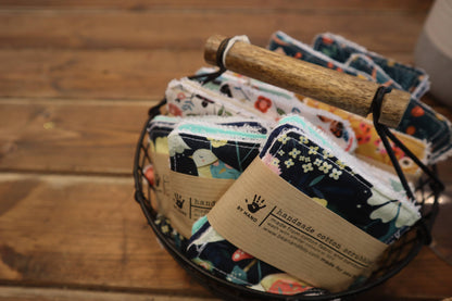 Handmade Cotton Scrubbies - Reusable Face Wipes