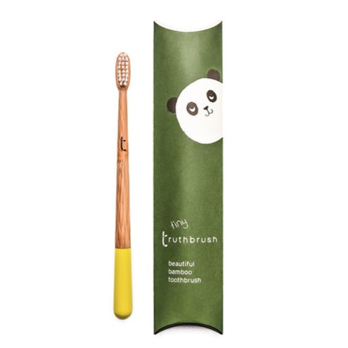 Tiny Truthbrush for Children - Sunshine Yellow - SW Coast Refills 