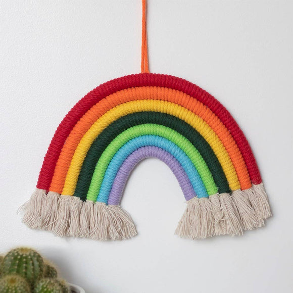 Macrame Hanging Rainbow