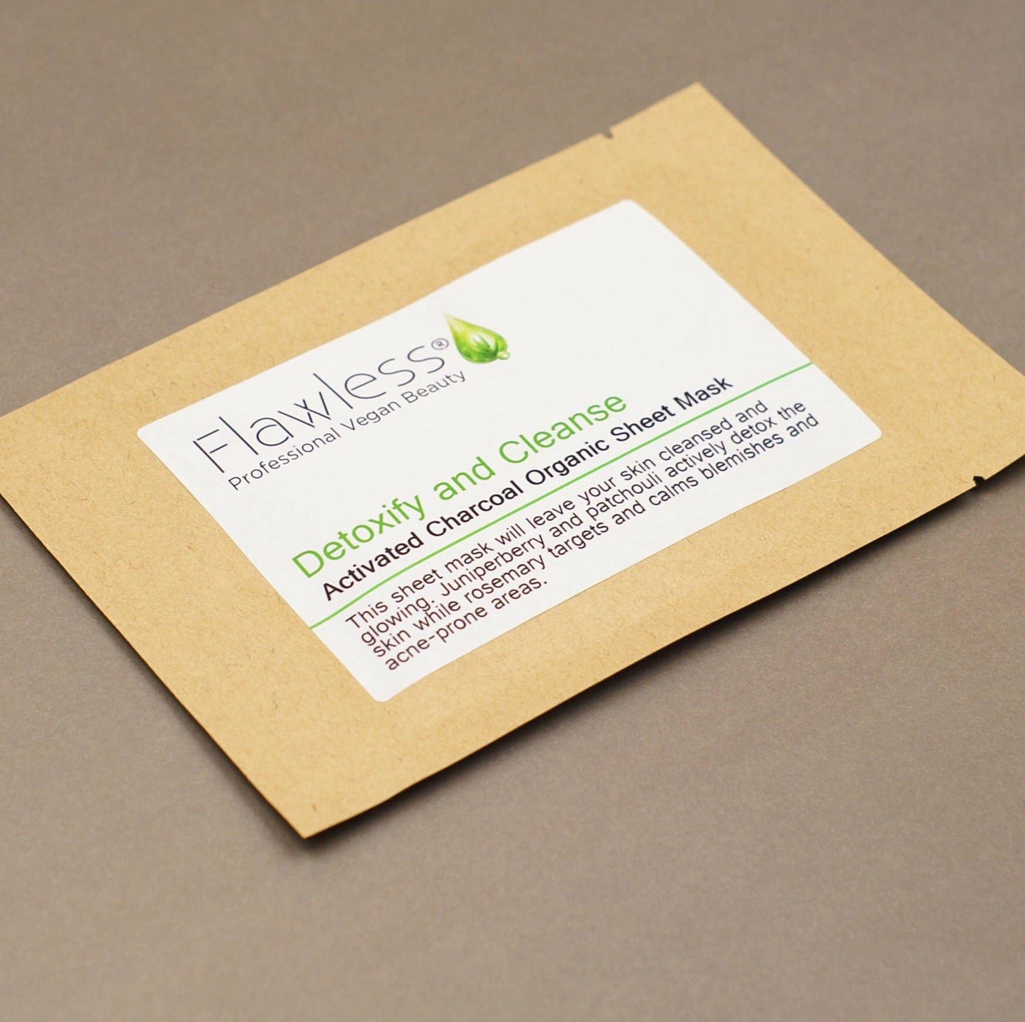 Organic Facial Sheet Mask - Detoxify and Cleanse