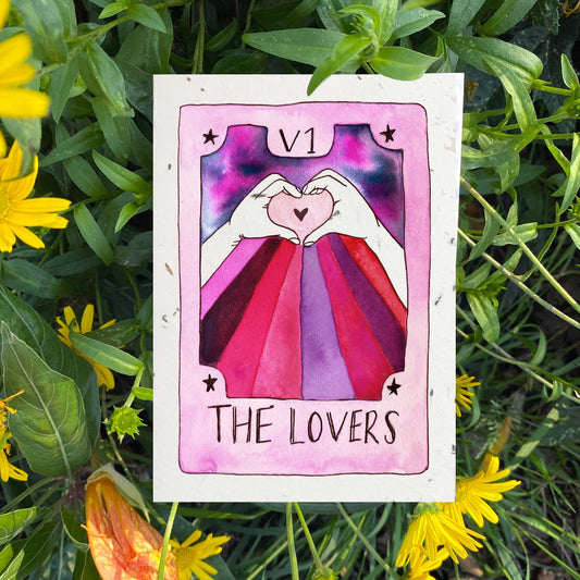 The Lovers Plantable Wildflower Greetings Card