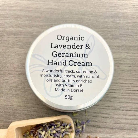 Lavender & Geranium Hand Cream - Lytchett Bay