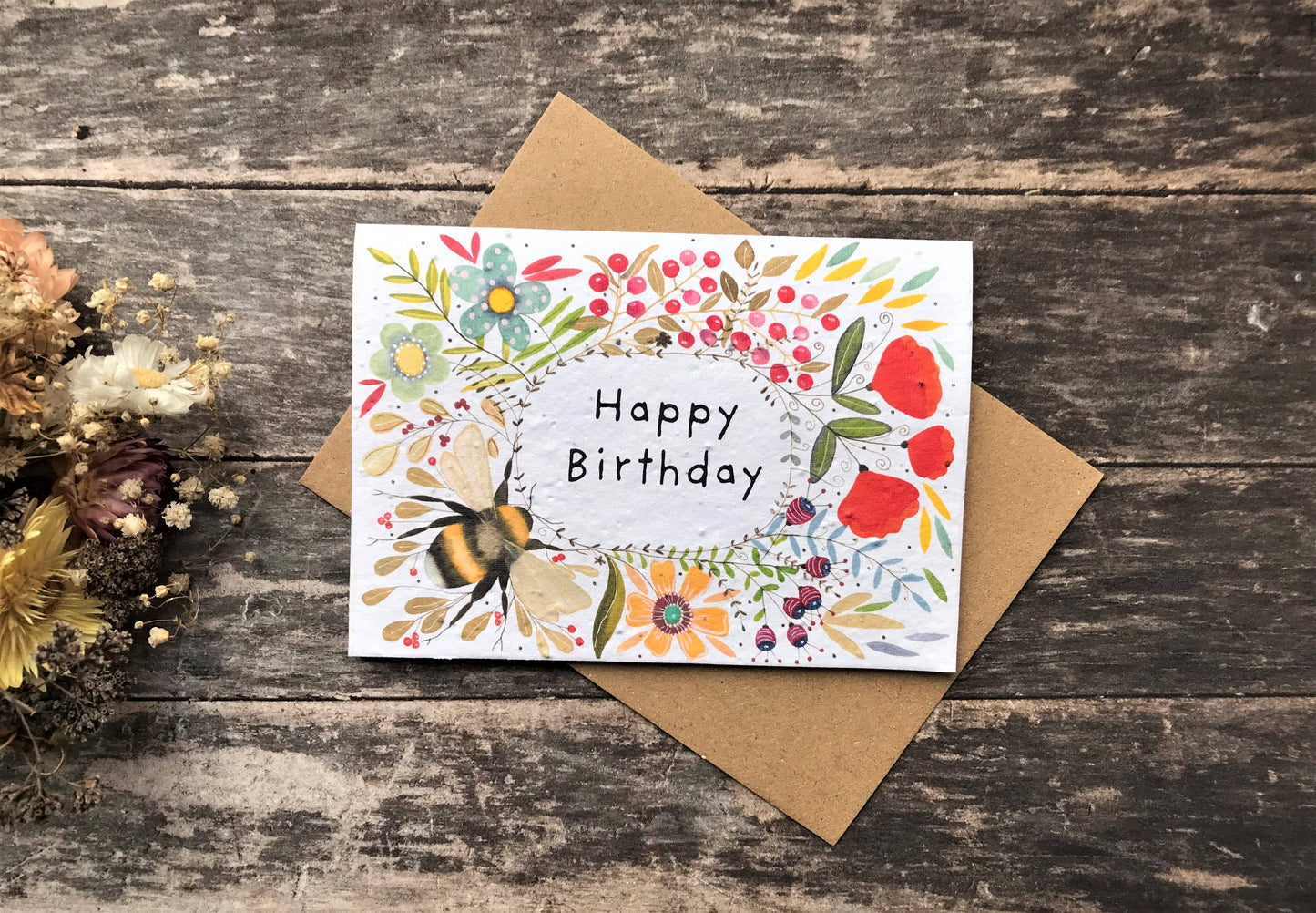 ‘Happy Birthday’ Plantable Seeded Card