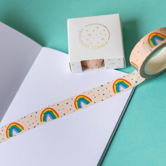 Happy Rainbow Paper Washi Tape - Eco Friendly