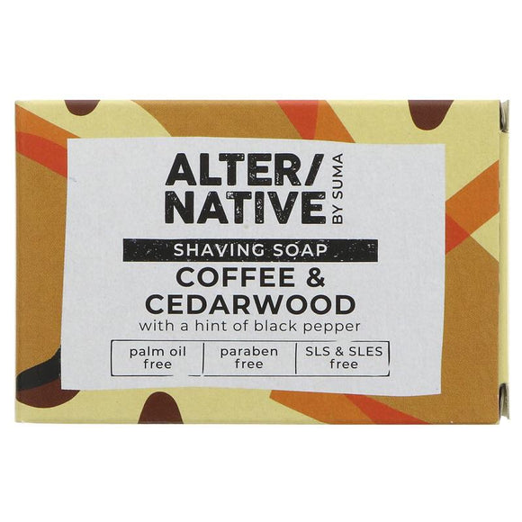 Shaving Soap Bar Coffee & Cedarwood - SW Coast Refills 