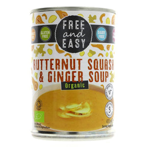Dairy Free Organic Butternut Squash & Ginger Soup - 400g - SW Coast Refills 