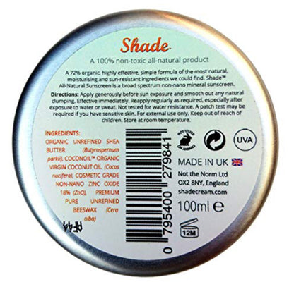 Natural Sunscreen Tin 100ml SPF 25 - SW Coast Refills 