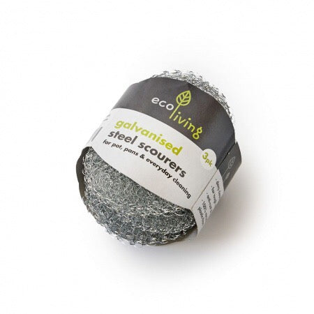 Stainless Steel Scourers - Eco Living - SW Coast Refills 