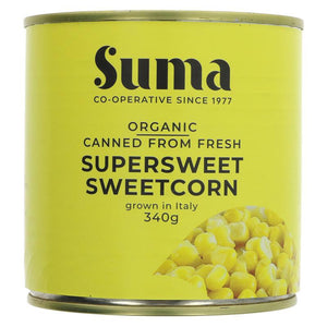 Suma Organic Supersweet Sweetcorn - 340g - SW Coast Refills 