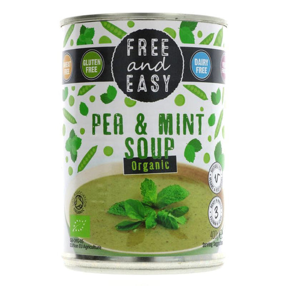 Dairy Free Organic Pea & Mint Soup - 400g - SW Coast Refills 