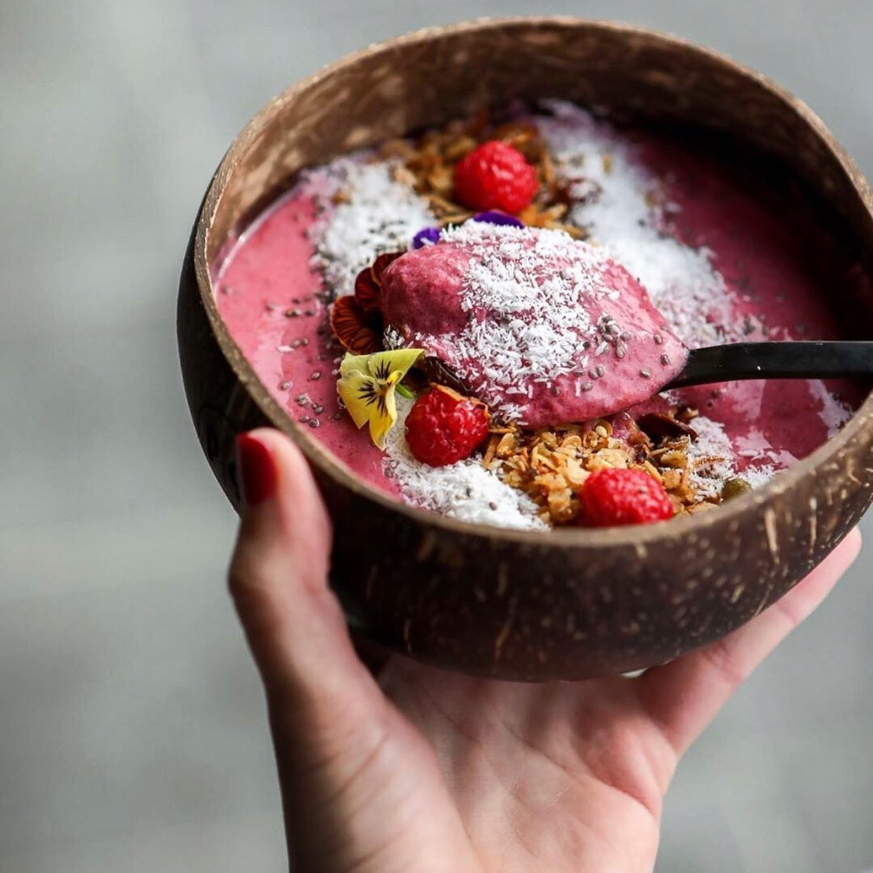 Coconut Buddha Bowl & Spoon Set - SW Coast Refills 