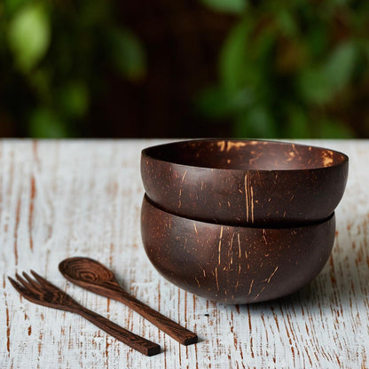 Coconut Buddha Bowl & Spoon Set - SW Coast Refills 