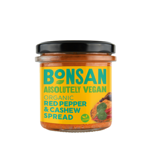 Bonsan Organic Red Pepper and Cashew Spread - 130g - SW Coast Refills 