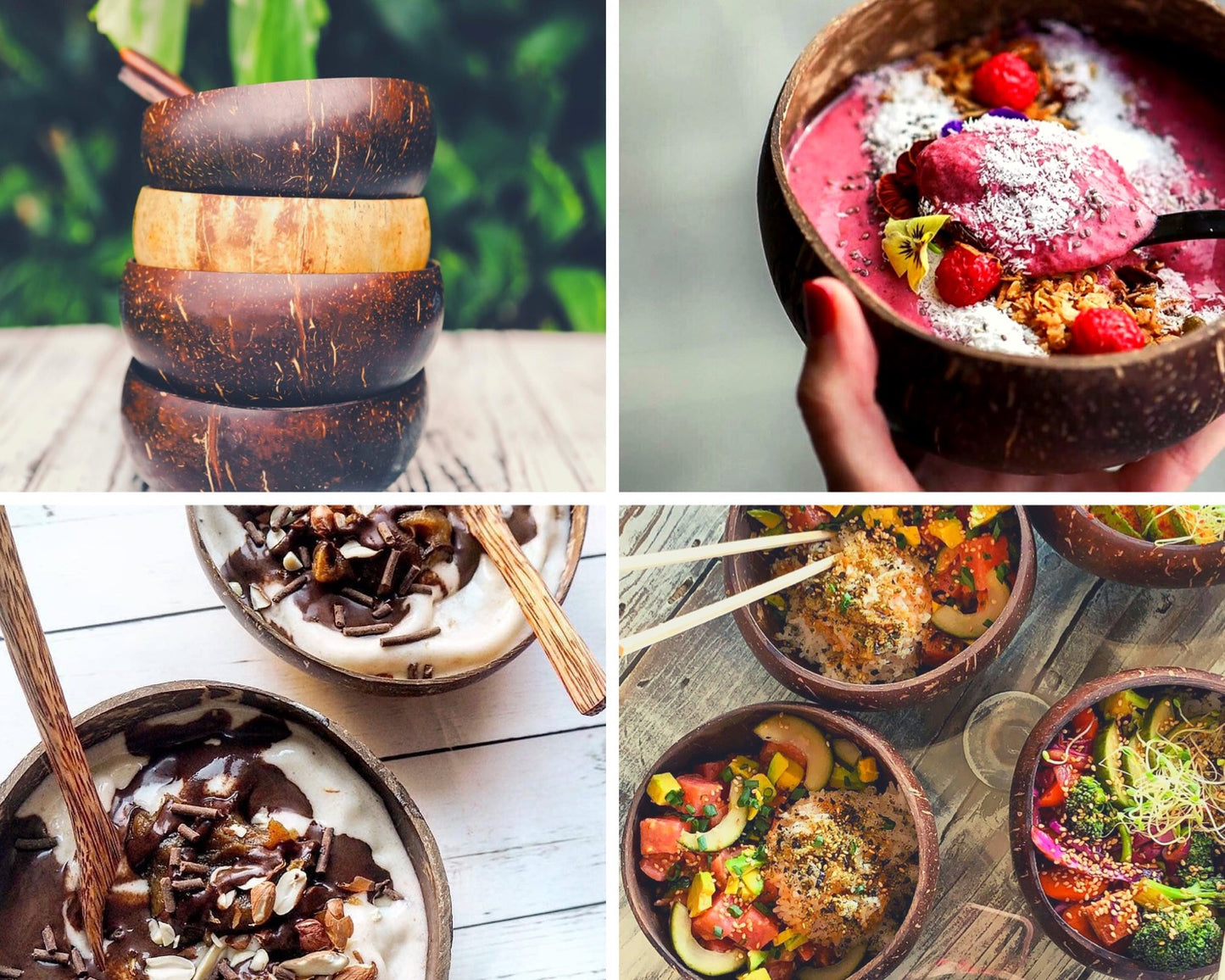 Coconut Buddha Bowl & Spoon Set - SW Coast Refills 