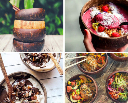 Coconut Buddha Bowl & Spoon Set - SW Coast Refills 