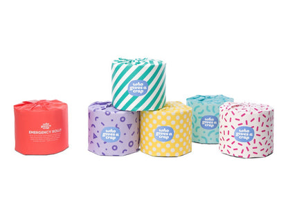 Individually Wrapped Toilet Roll - Who Gives A Crap - SW Coast Refills 