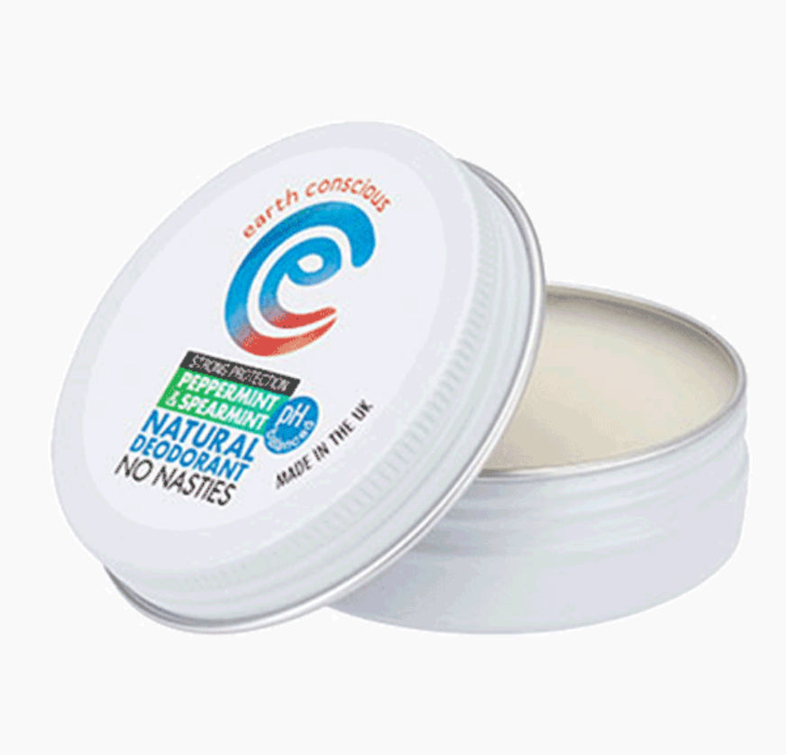 Peppermint & Spearmint Earth Conscious Deodorant Tin - SW Coast Refills 