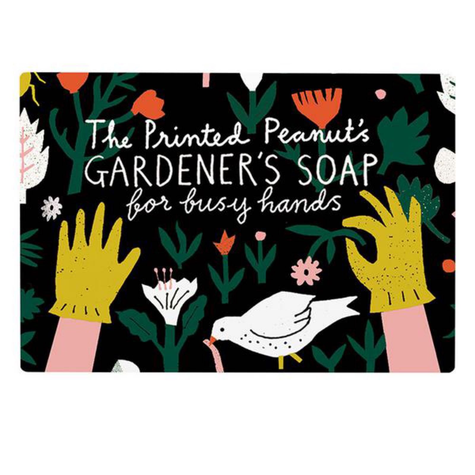 The Printed Peanut Gardeners Soap with Poppy Seed - SW Coast Refills 