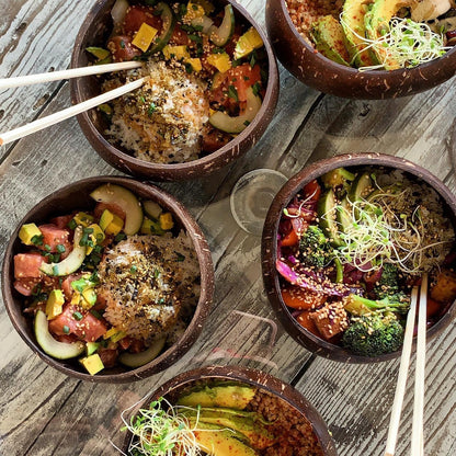 Coconut Buddha Bowl & Spoon Set - SW Coast Refills 