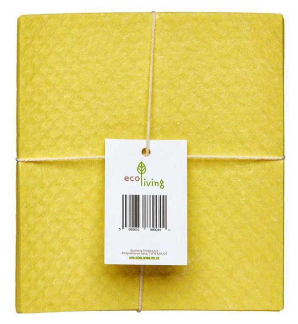 Compostable Sponge Cleaning Cloths - 4 pack - SW Coast Refills 