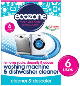 Ecozone Washing Machine & Dishwasher Cleaner - 6 Applications - SW Coast Refills 