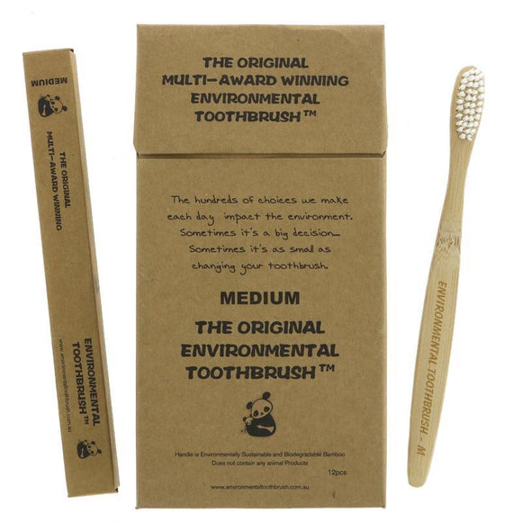 The Environmental Toothbrush - Medium Firm - SW Coast Refills 