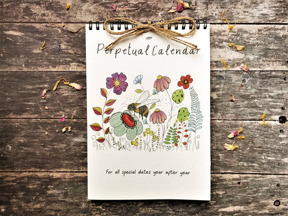 Handmade Perpetual Calendar/Birthday Calendar