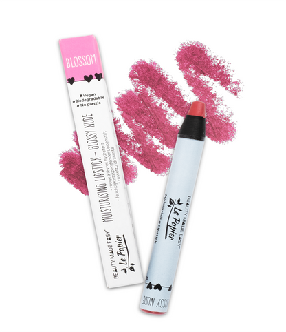 Vegan Moisturising Glossy Lipstick - Beauty Made Easy