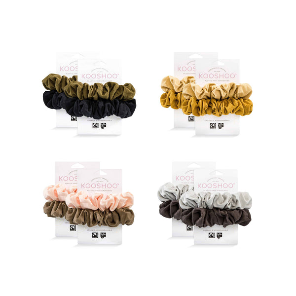 Kooshoo Plastic Free Scrunchie Duo