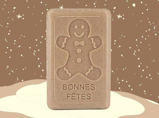 125g French Christmas Soap - Gingerbread Man
