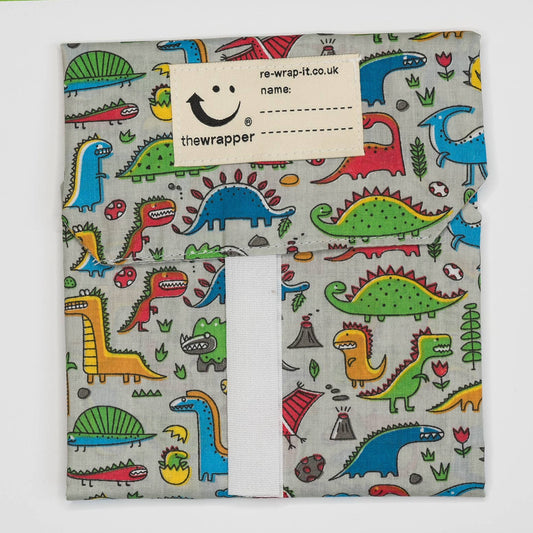 Dinosaurs Print Reusable Sandwich Wrapper