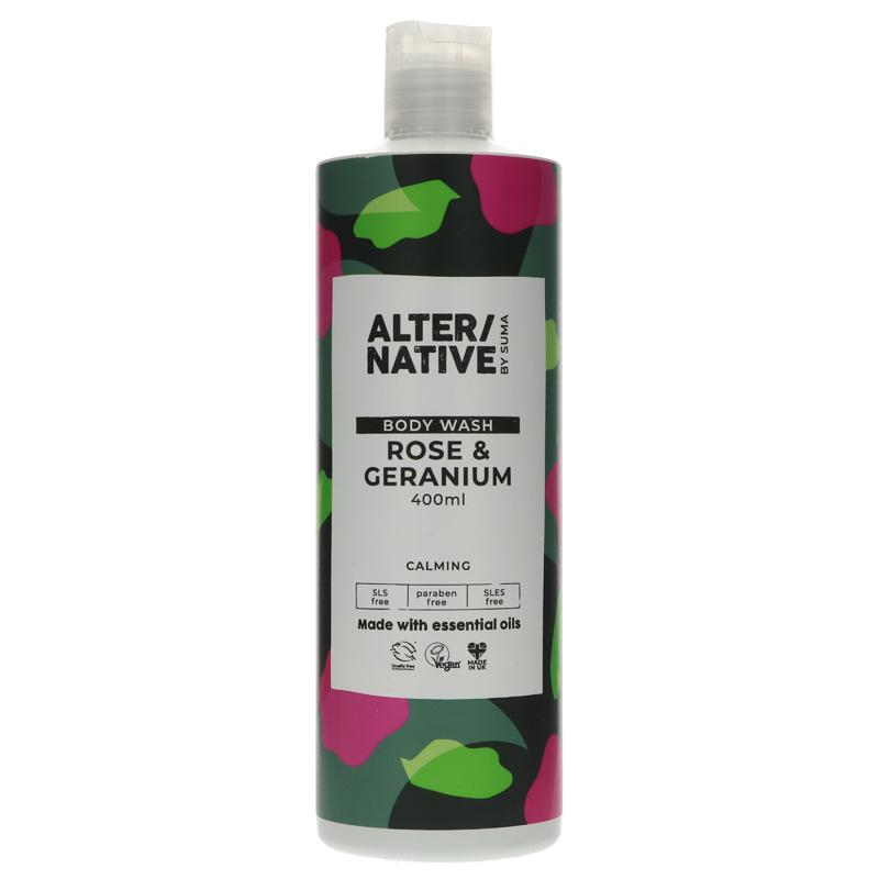 Body Wash Rose & Geranium - SW Coast Refills 