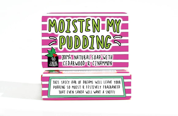 Moisten My Pudding Novelty Christmas Soap