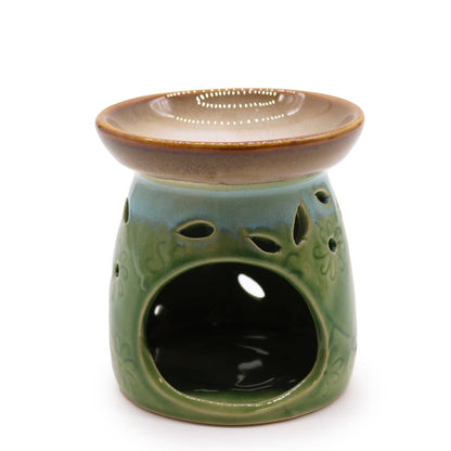 Classic Oil Burner - Moss Green