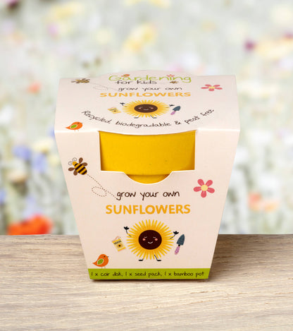 Children's Grow Your Own Sunflowers Growing Kit