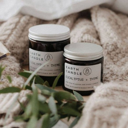 Earth Candle - Eucalptus + Thyme