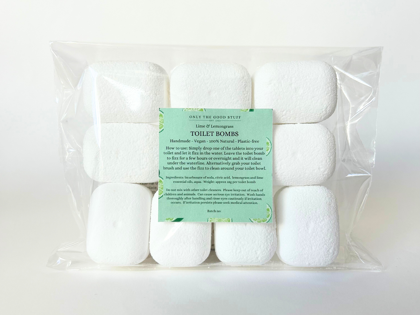 Toilet Bombs- Lime & Lemongrass