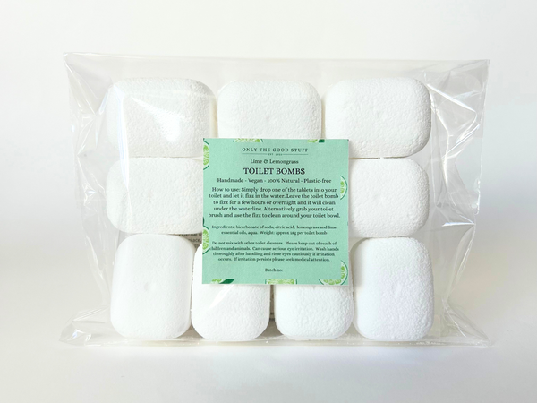 Toilet Bombs- Lime & Lemongrass