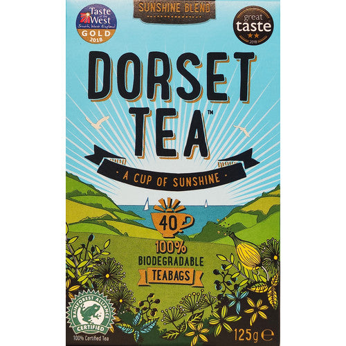 Dorset Tea Everyday Breakfast Tea Sunshine Blend - 20 Bags | SW Coast Refills