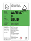 SESI Washing Up Liquid Spiced Ginger Refill | Eco Cleaning | REFILLS | SW Coast Refills