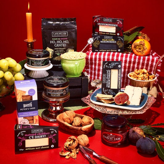 Christmas Gourmet Vegan Cheese Board - I Am Nut OK