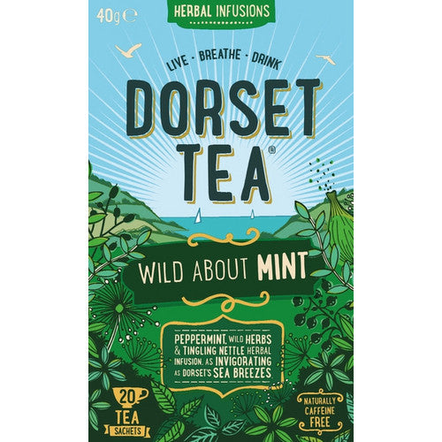 Dorset Tea Wild About Mint - 20 bags | SW Coast Refills