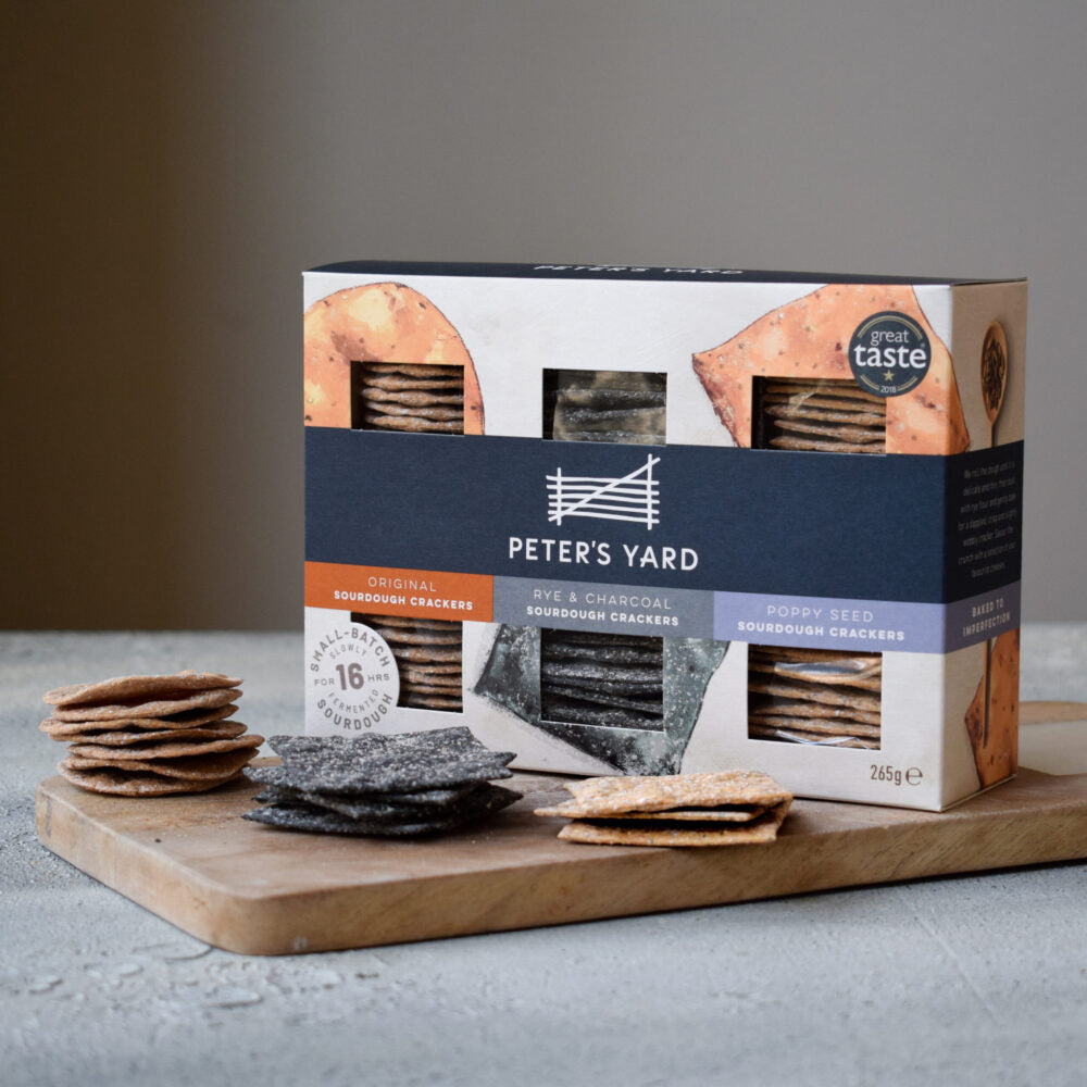 Peter's Yard Selection of Sourdough Crackers - 265g | SW Coast Refills