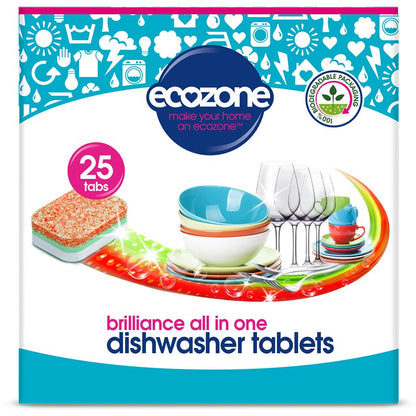 Ecozone Classic Dishwasher Tablets - Pack of 25